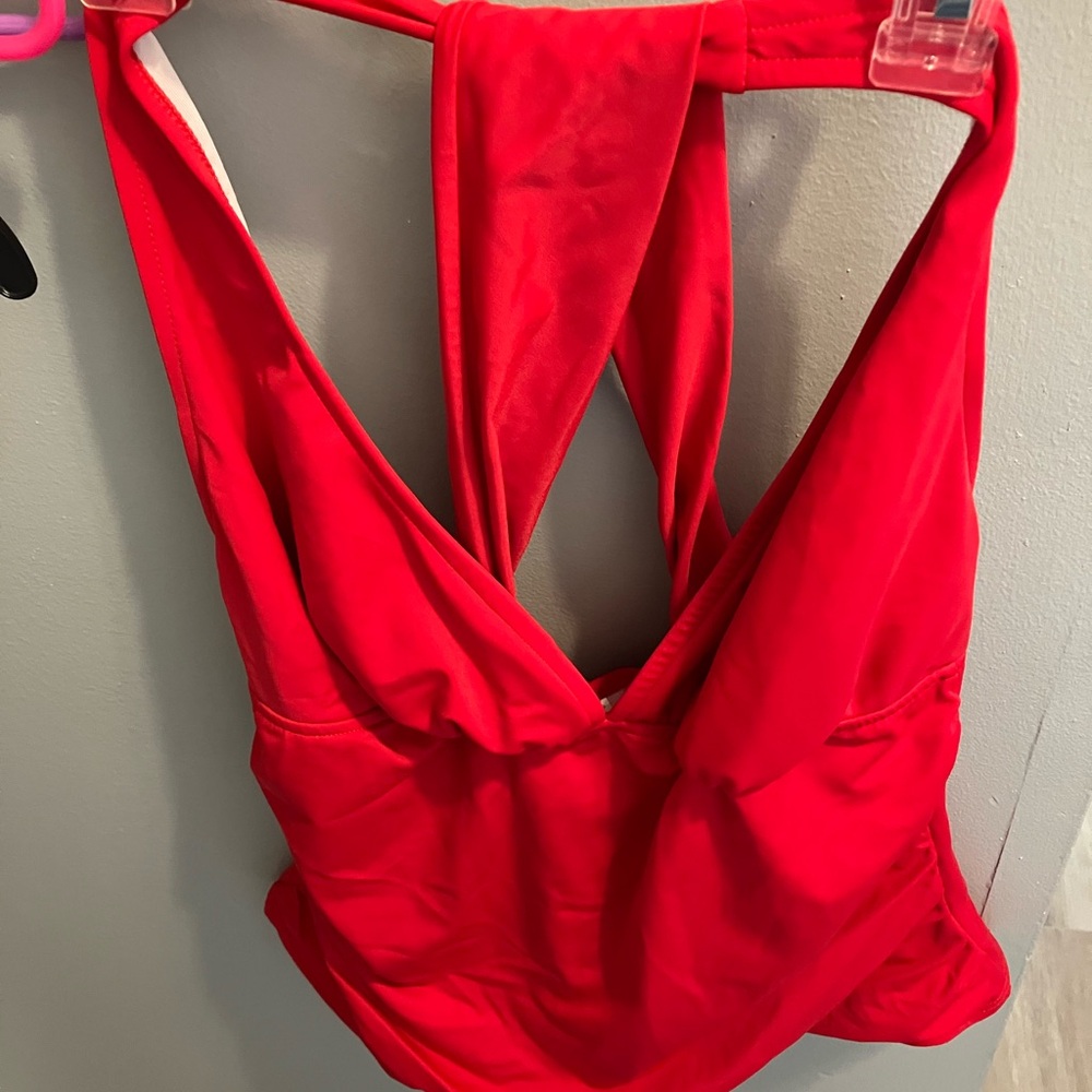 Elegant Red Women's Venus swim top